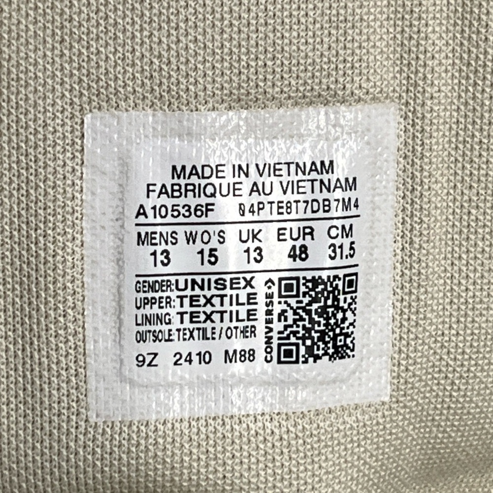 Mens 13 Converse CTAS Hi Top Canvas Shoe Sneaker True Nature Green New A10536F - Picture 15 of 16